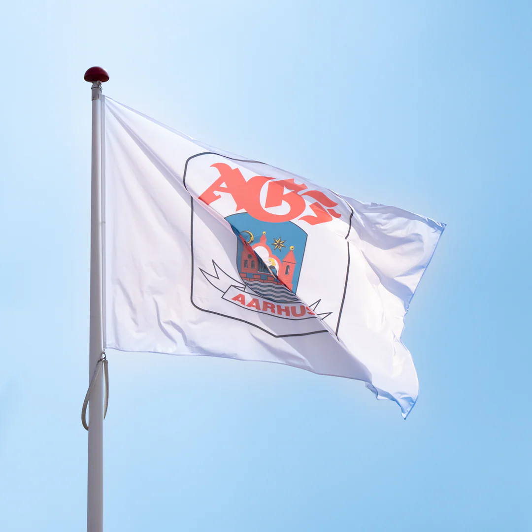 AGF Flag til Flagstang m. Våbenskjold 150x225cm