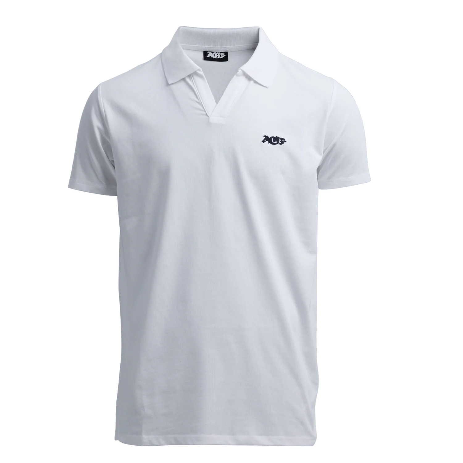 AGF Polo med broderet logo - Hvid