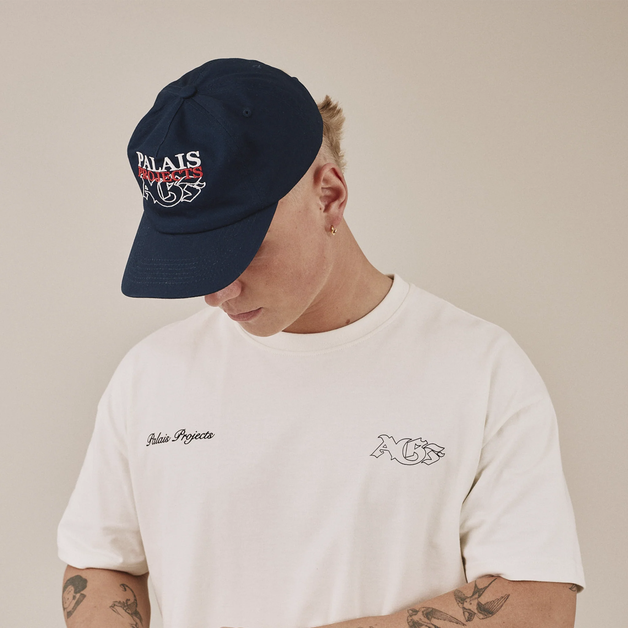 AGF x PALAIS Logo Cap - Navy - Image 2