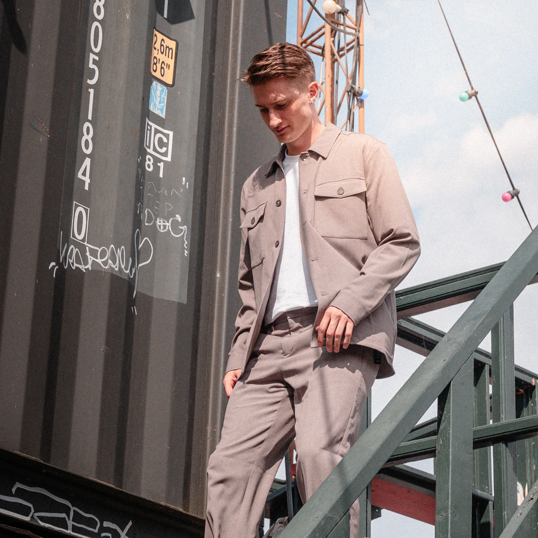 Superflex Overshirt - Sand - Image 5